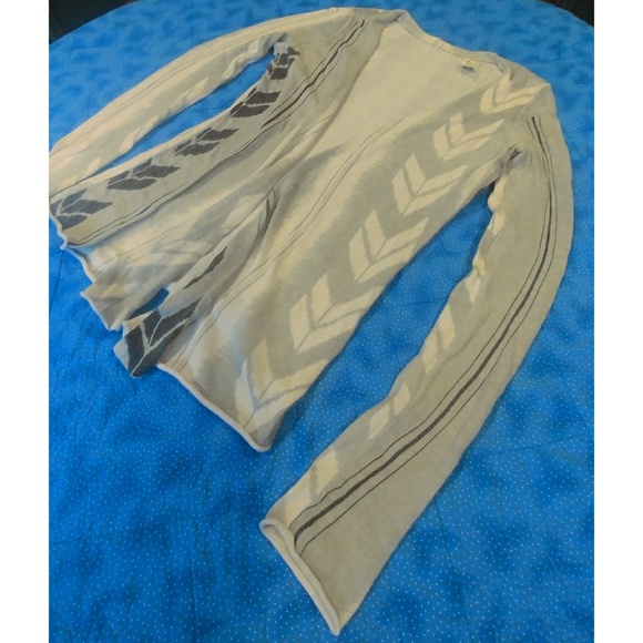 Free People Chevron Angora Cardigan - Picture 2 of 5